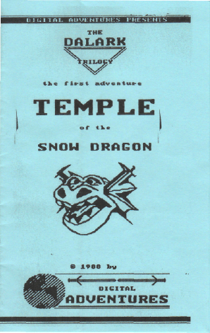 Temple of the Snow Dragon Manual